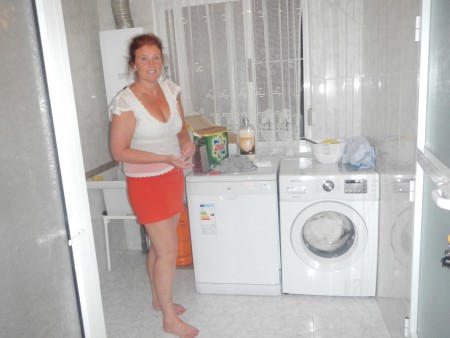 tvättstuga med tvätt & diskmaskin